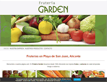 Tablet Screenshot of fruteriagarden.com